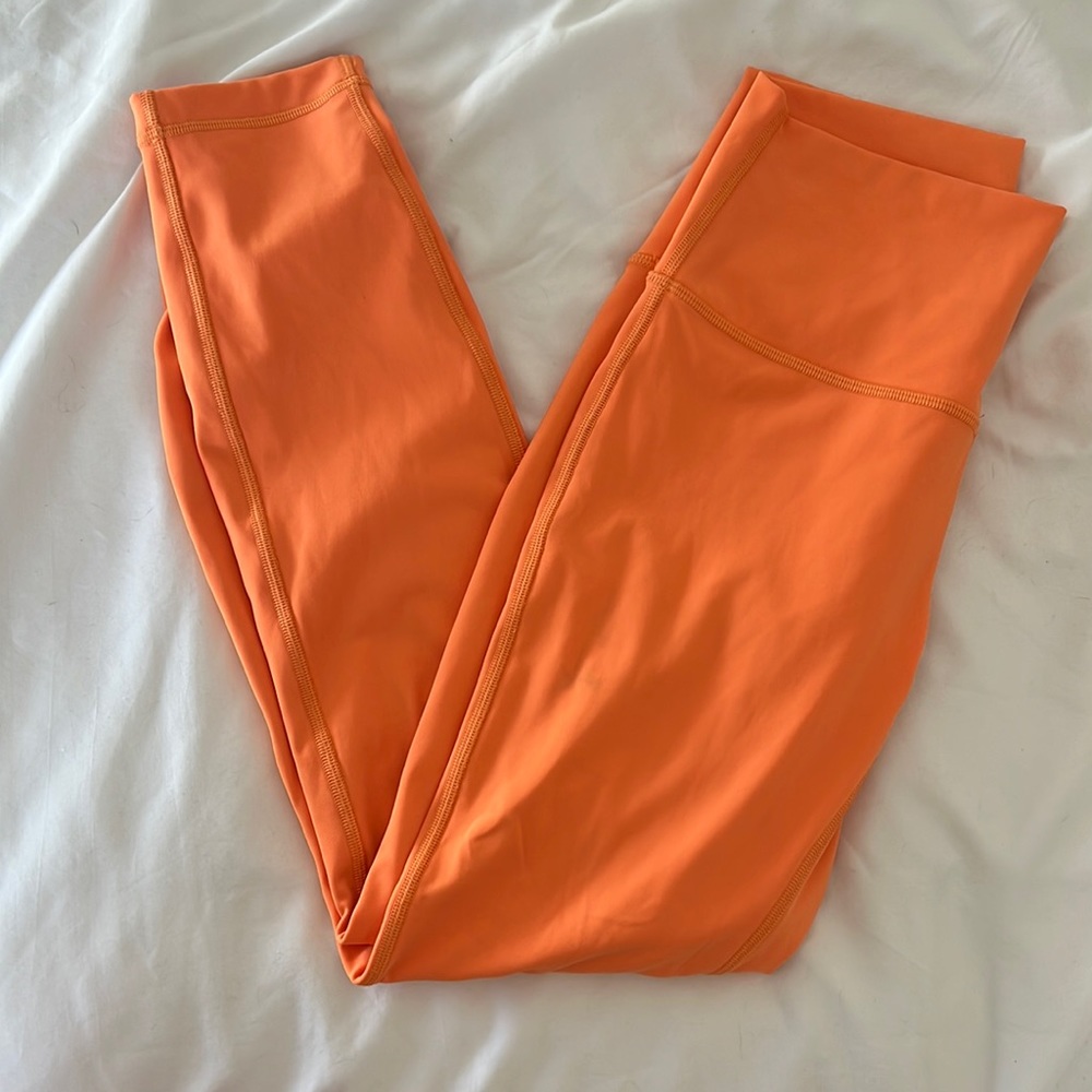 lululemon Bright Orange Leggings